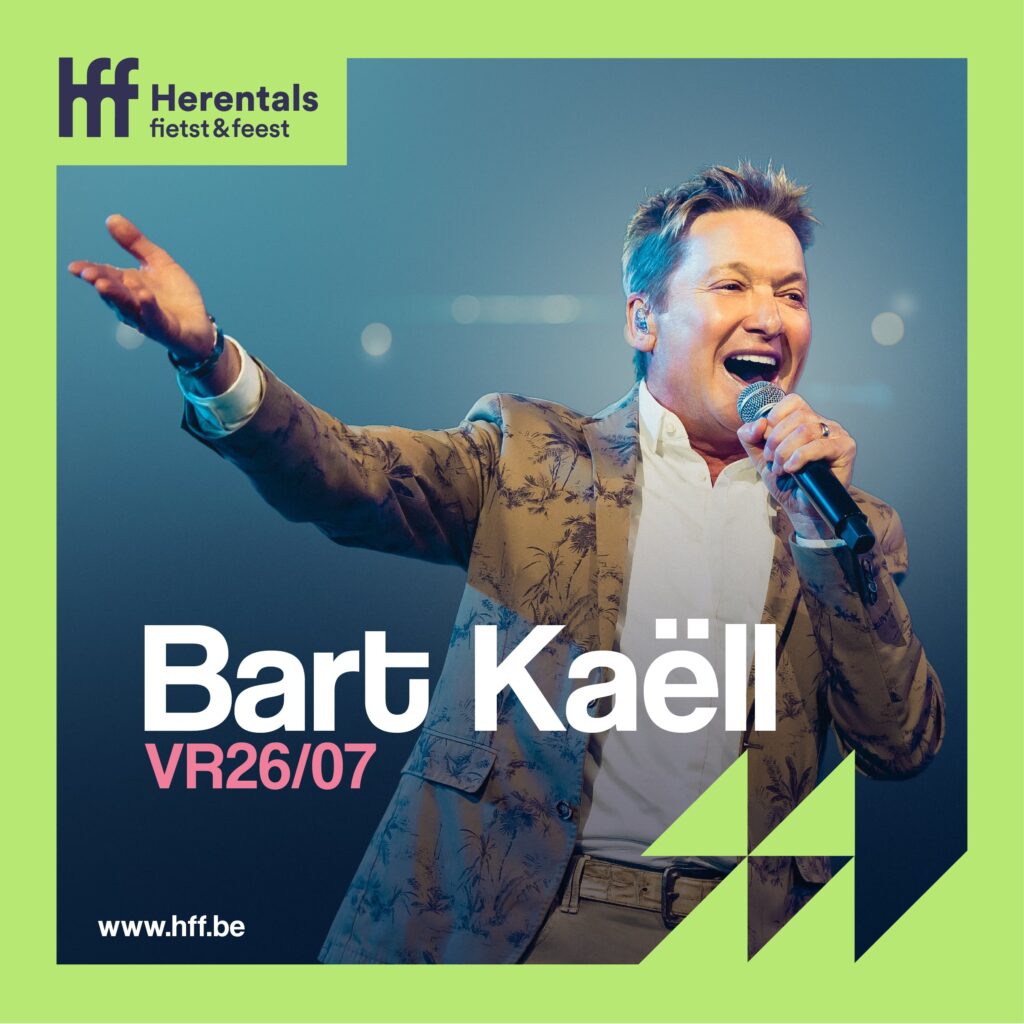 Bart Kaëll komt naar Herentals Fietst & Feest 2024