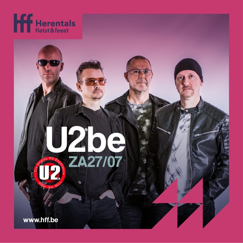 U2be komt naar Herentals Fietst & Feest 2024